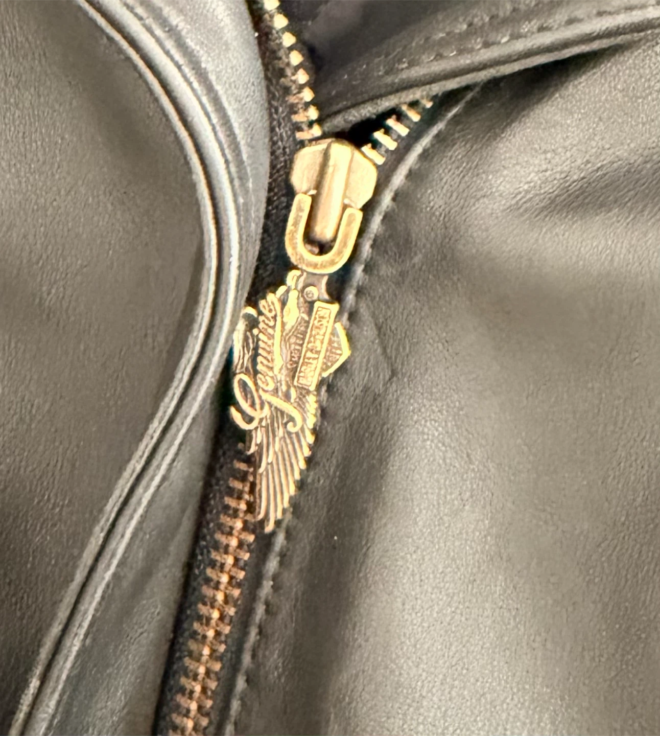 Vintage Harley-Davidson Black Leather Fringed Jacket - photo 4
