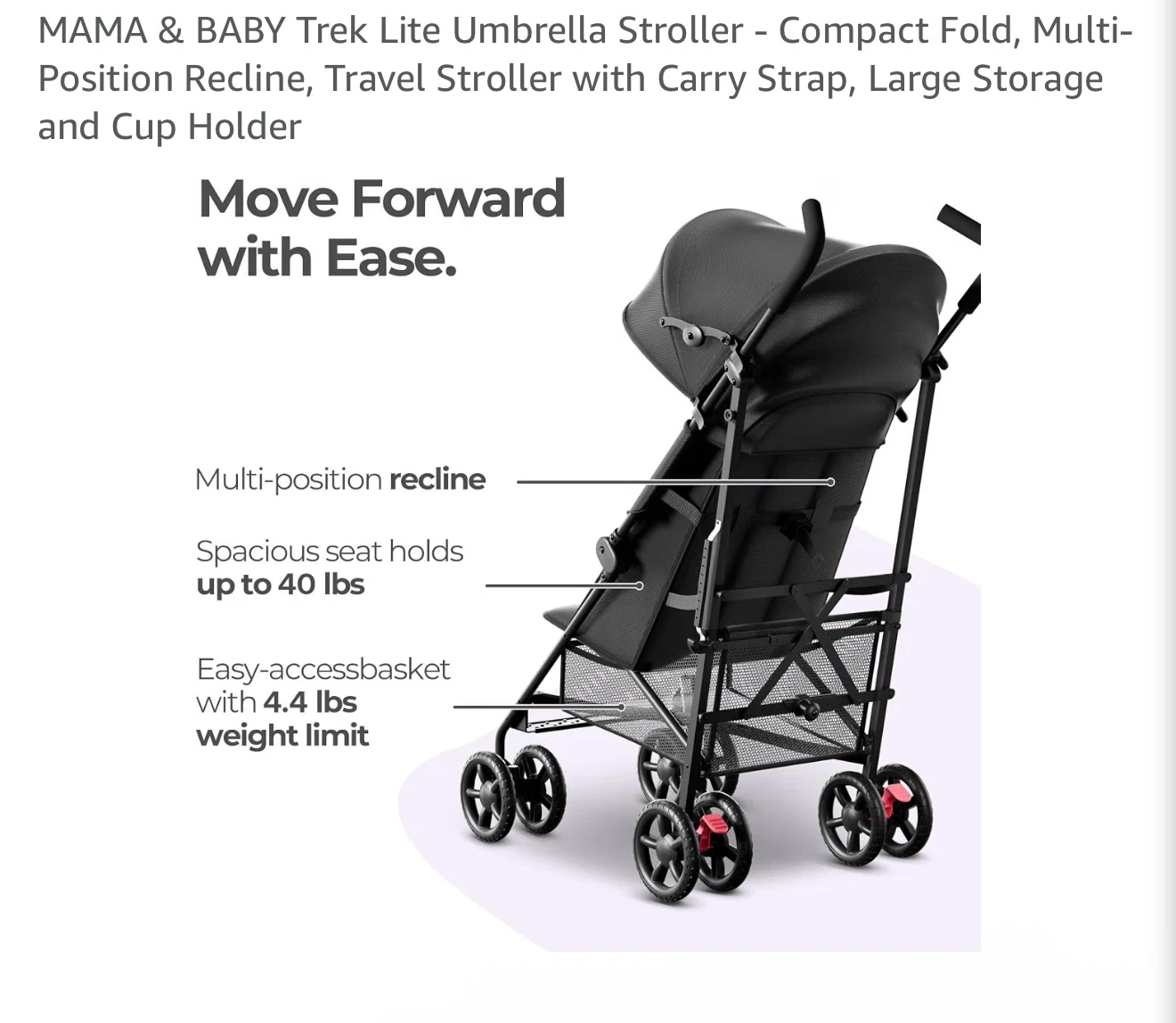 Mama & Baby Trek Lite Umbrella Stroller - photo 2