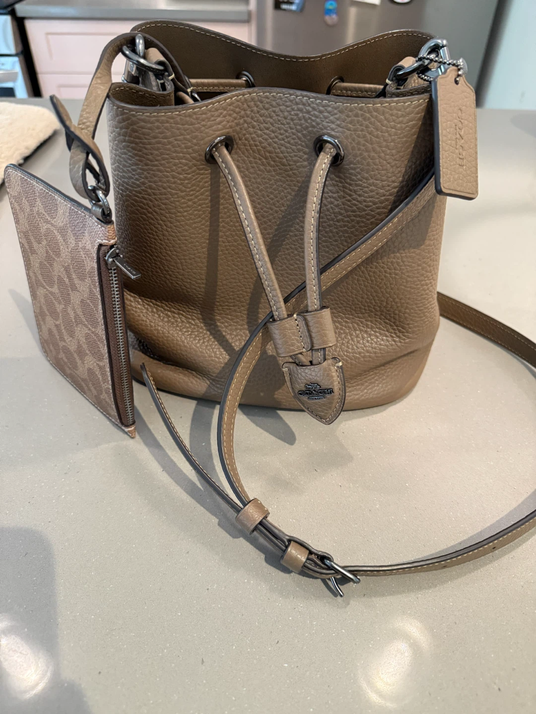 Coach Leather Bucket Bag - photo 2