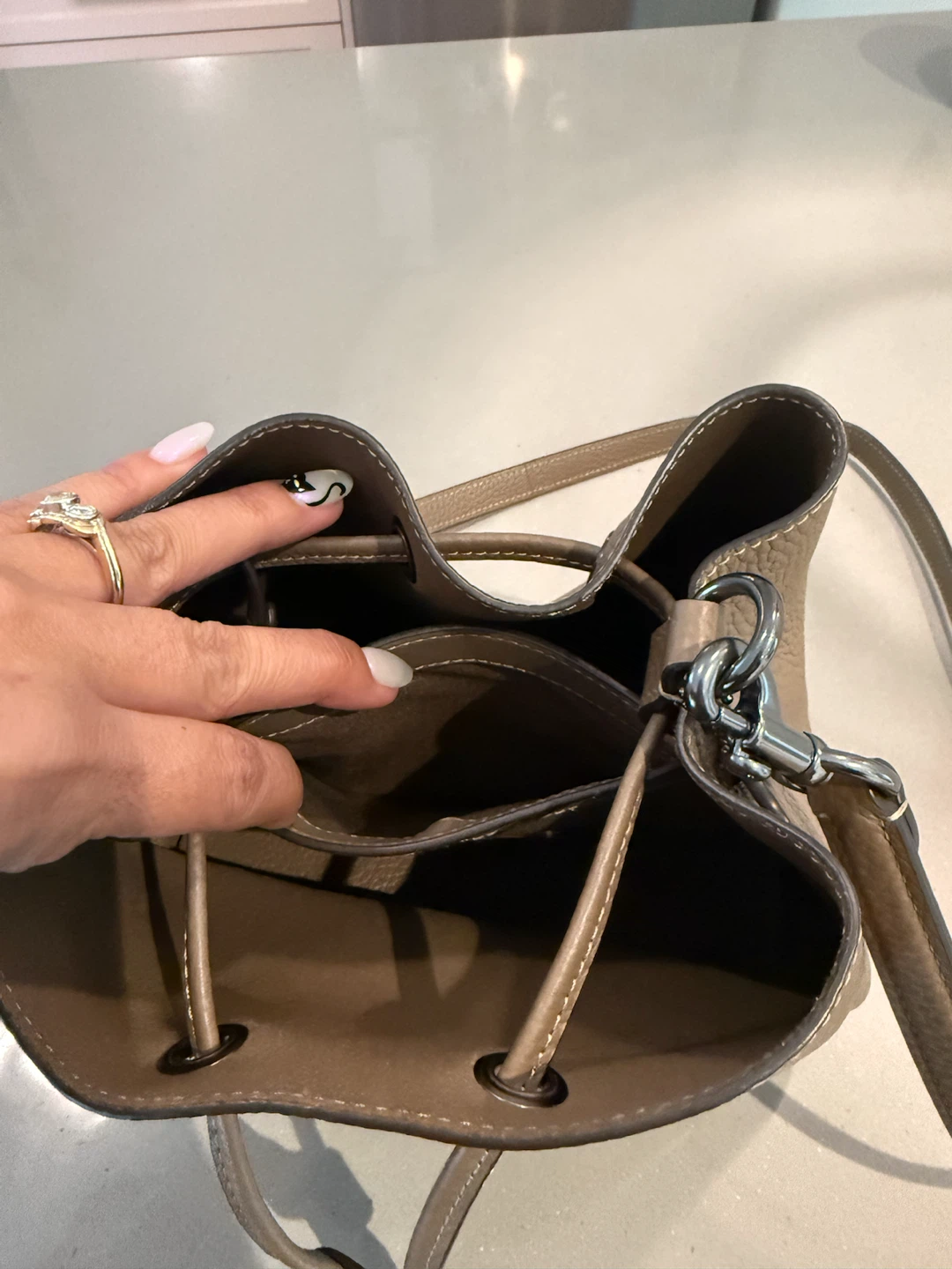 Coach Leather Bucket Bag - photo 4