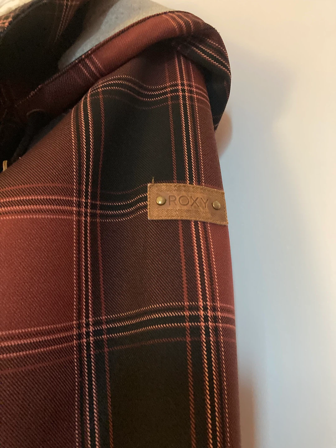 Roxy Plaid buffalo check ski snowboard Winter Jacket - photo 5