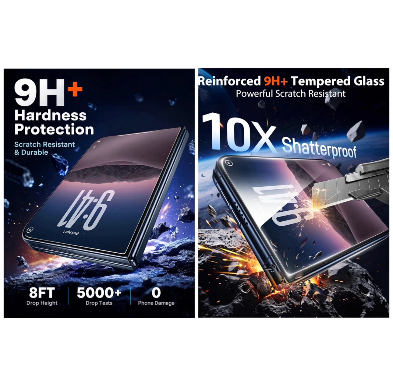 Brand new iPhone Duo Screen Protector 3 Pack Double Shatterproof - photo 3