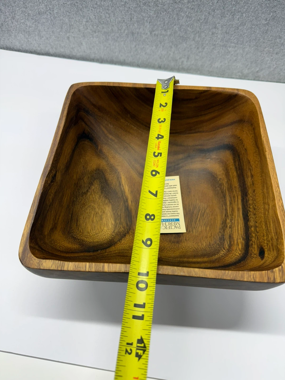 Pacific Merchants Acaciaware Square Bowl - photo 5