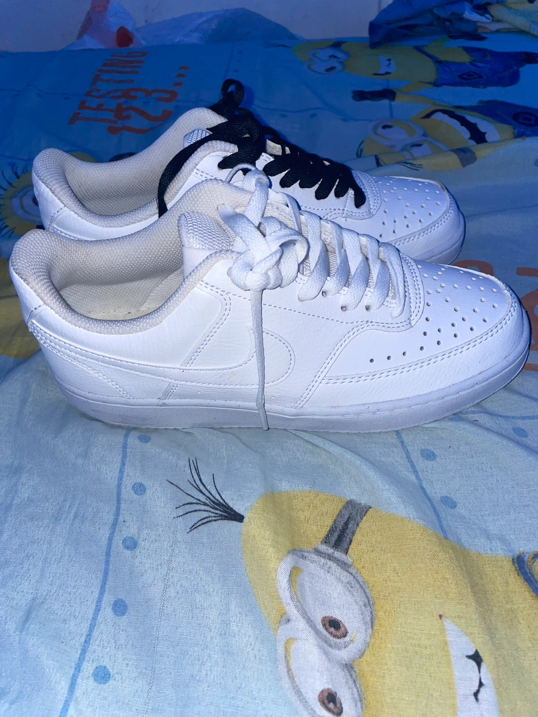 Nike Court Vision Low White Sneakers - photo 2
