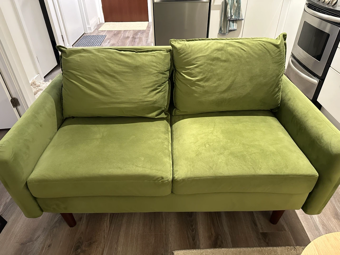 Velvet 2 seater Loveseat Sofa