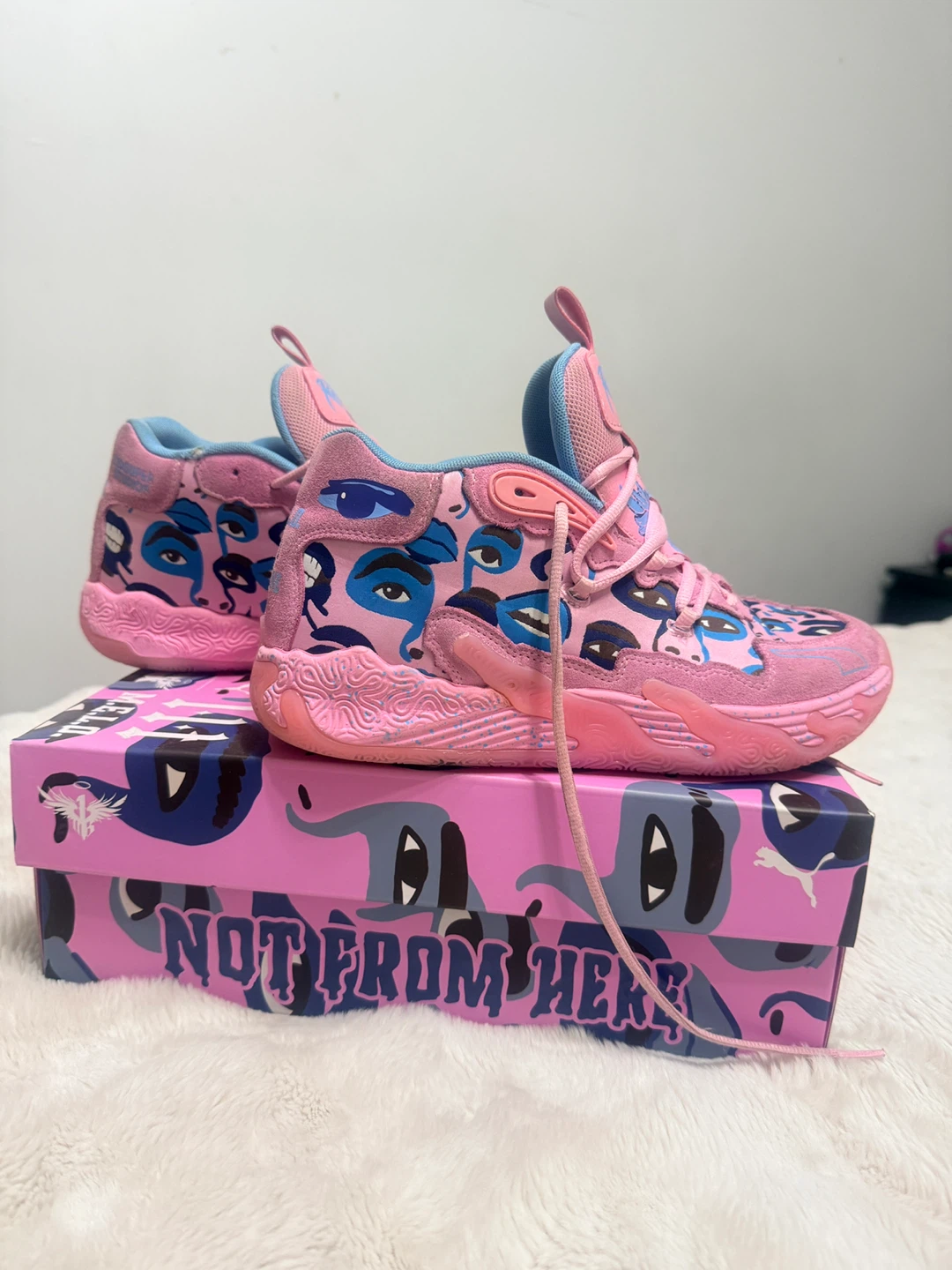 Puma x KidSuper MB.02 Basketball Shoes Pink