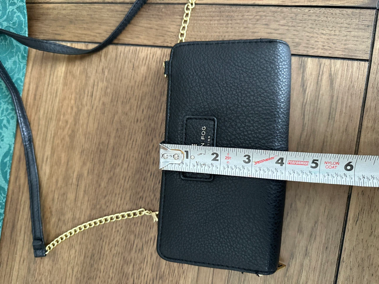 London Fog Black Crossbody Wallet – Fits Phone! - photo 2