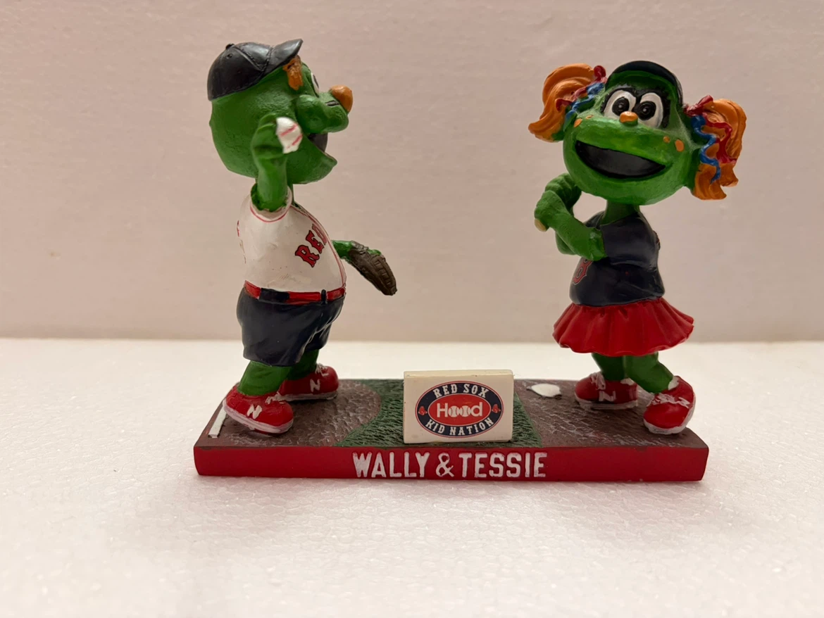 Boston Red Sox Wally and Tessie dual mascot bobblehead - photo 2