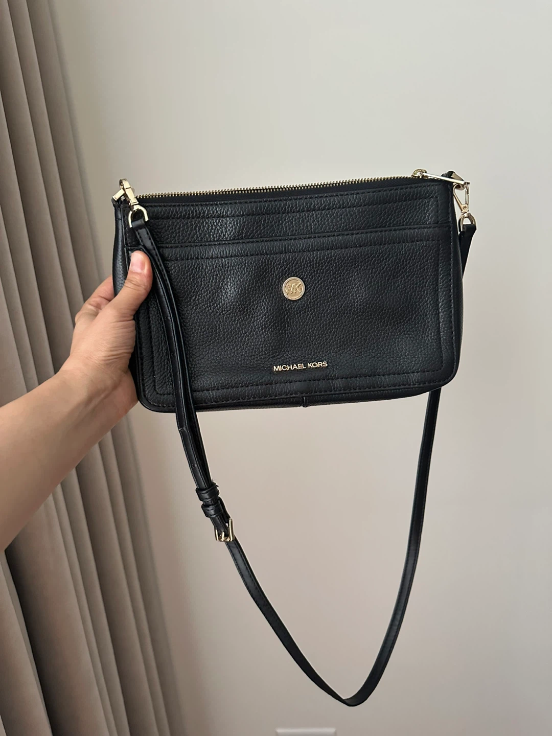 Michael Kors Black Leather Crossbody Bag - photo 3