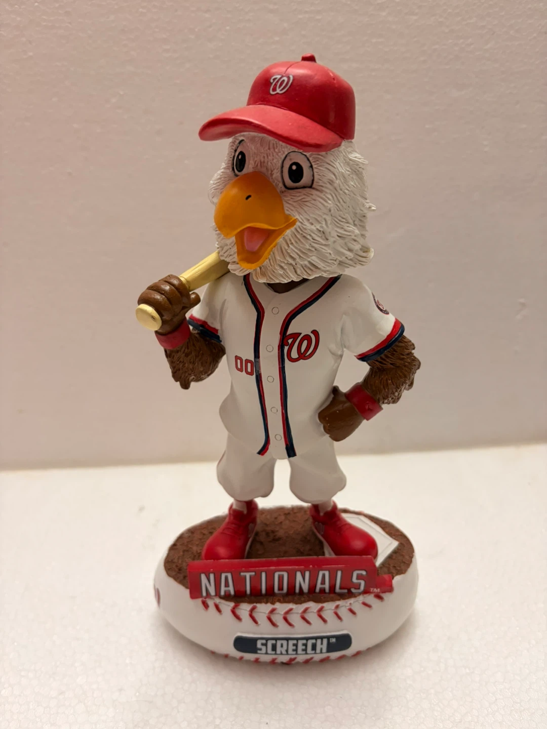 Washington Nationals Screech mascot bobblehead
