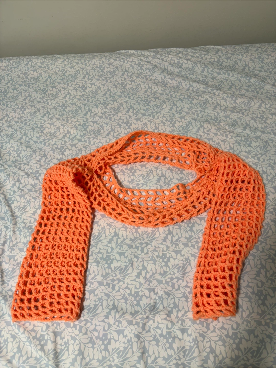 Orange Crochet Shrug - photo 4