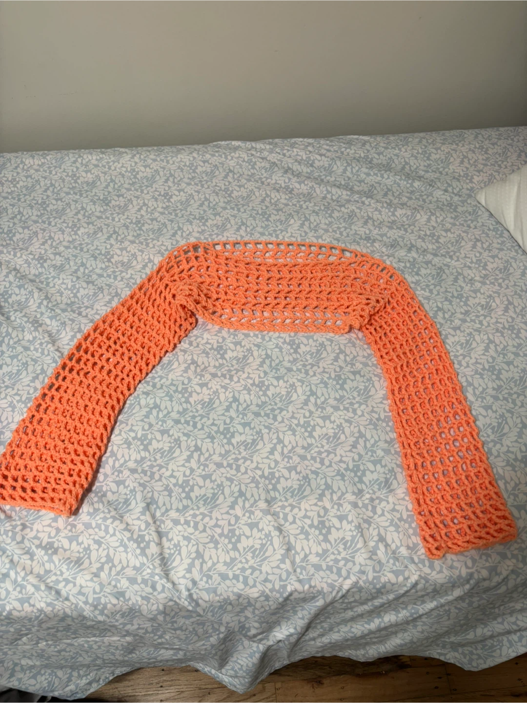 Orange Crochet Shrug - photo 5