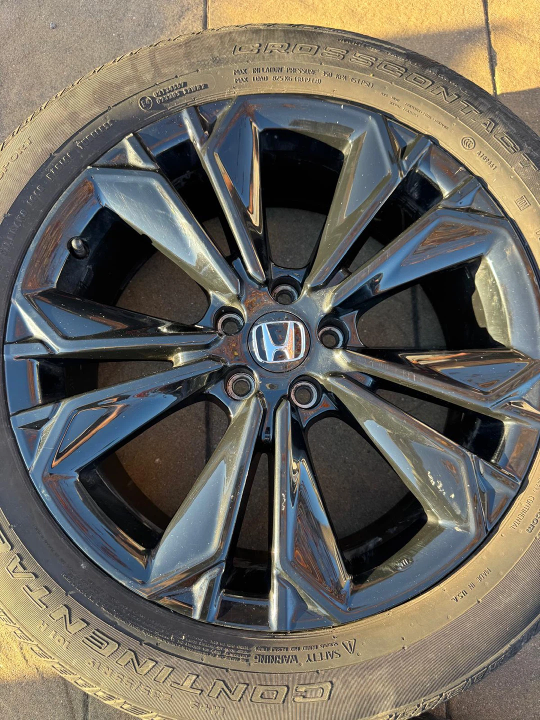 Set of 4 genuine Honda 19-inch Alloy rims - photo 3