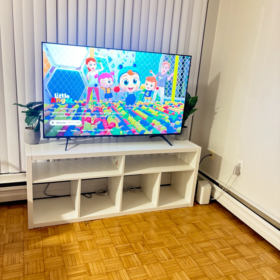 White IKEA Kallax TV stand - photo 3