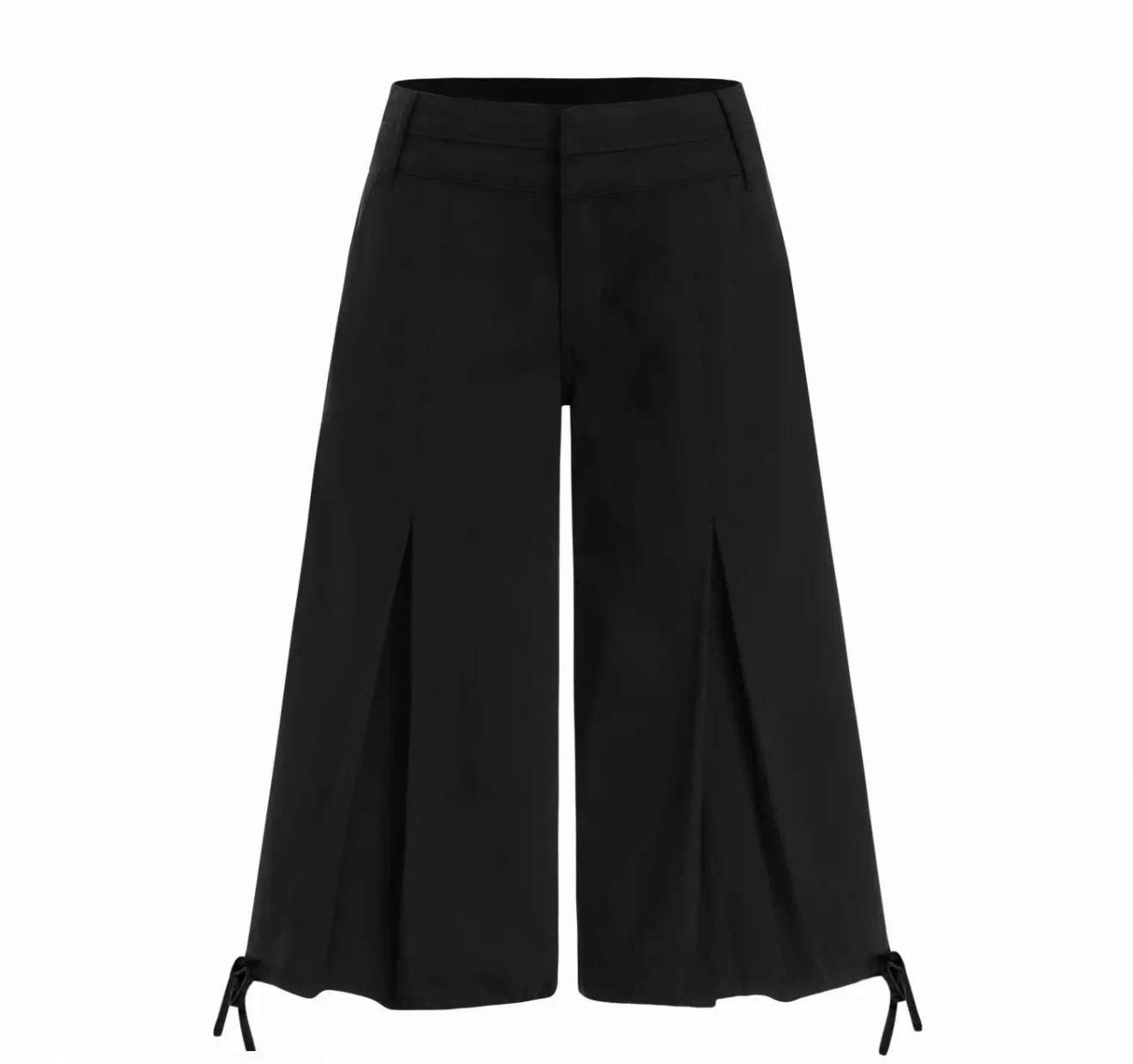 BLACK Cider Pleated Jorts - US 10 - photo 2