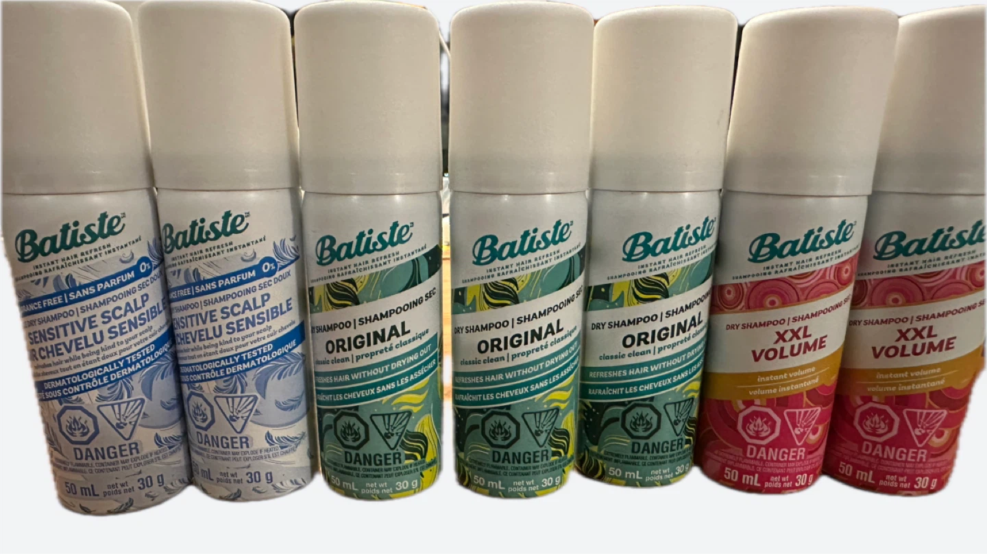 7 Batiste Dry Shampoo Travel Size Cans