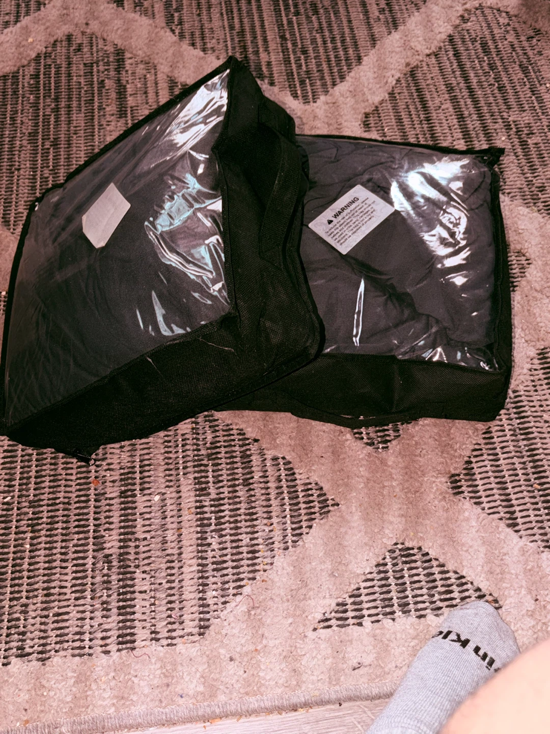 Set of 2 Recliner Slipcovers W/Console Covers Brand New Black - photo 5