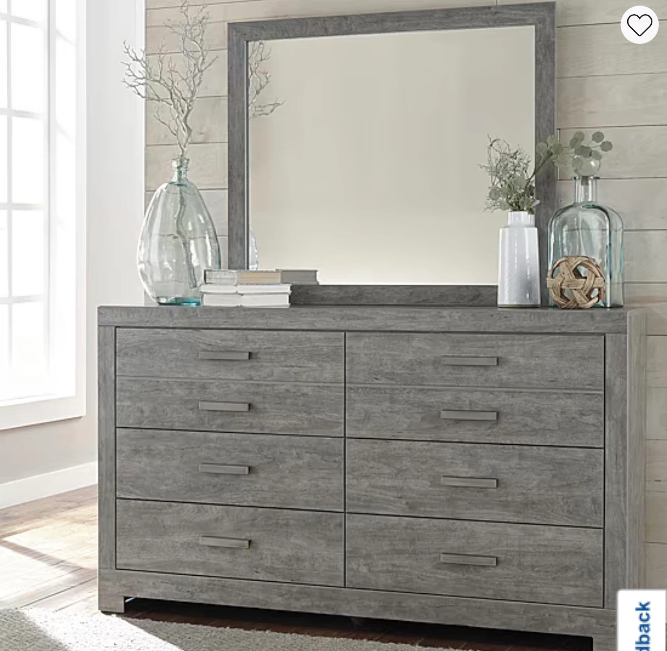 Ashley Furniture Gray 6-Drawer Dresser