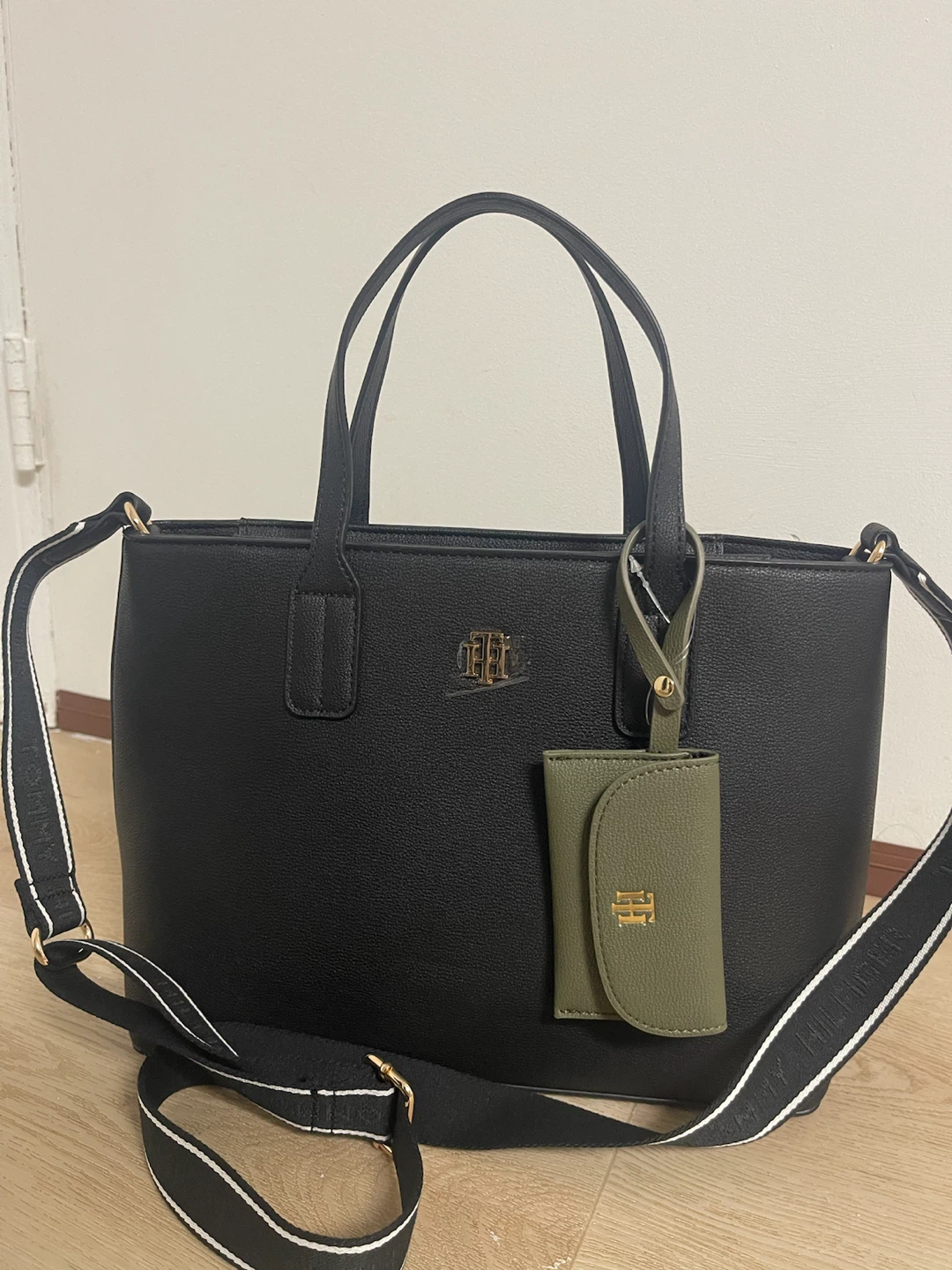Tommy Hilfiger Black Tote Bag