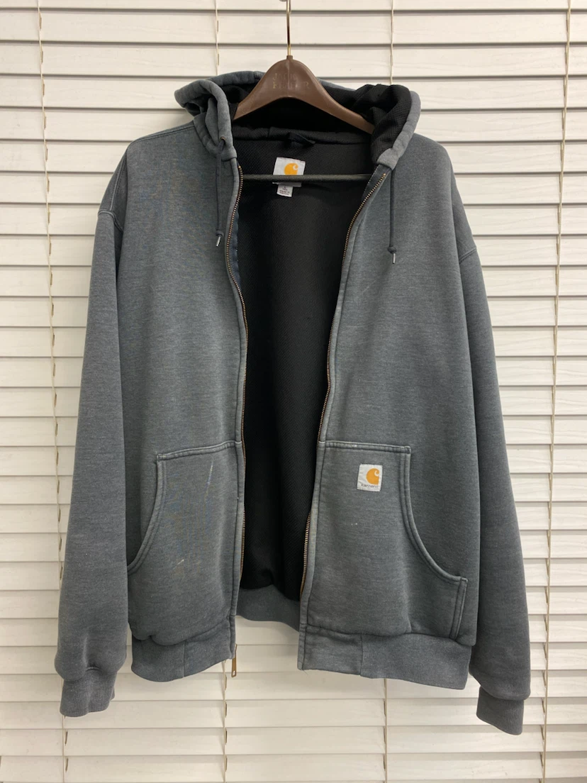 Carhartt Zip-Up Hoodie Grey - L - photo 5