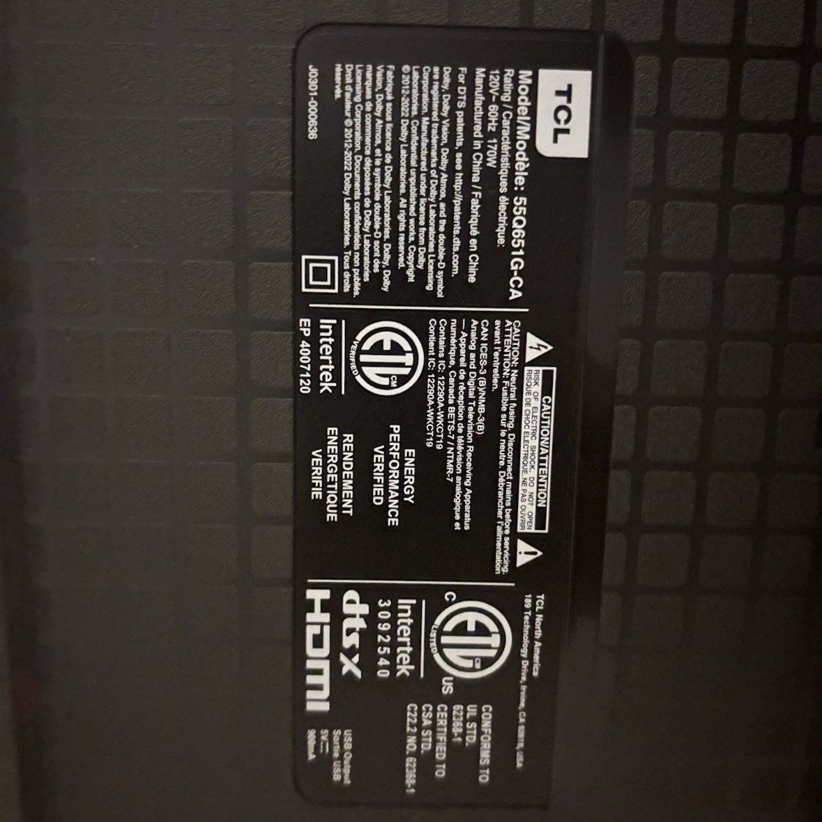 TCL 55-inch 55Q651G-CA Smart TV - photo 4