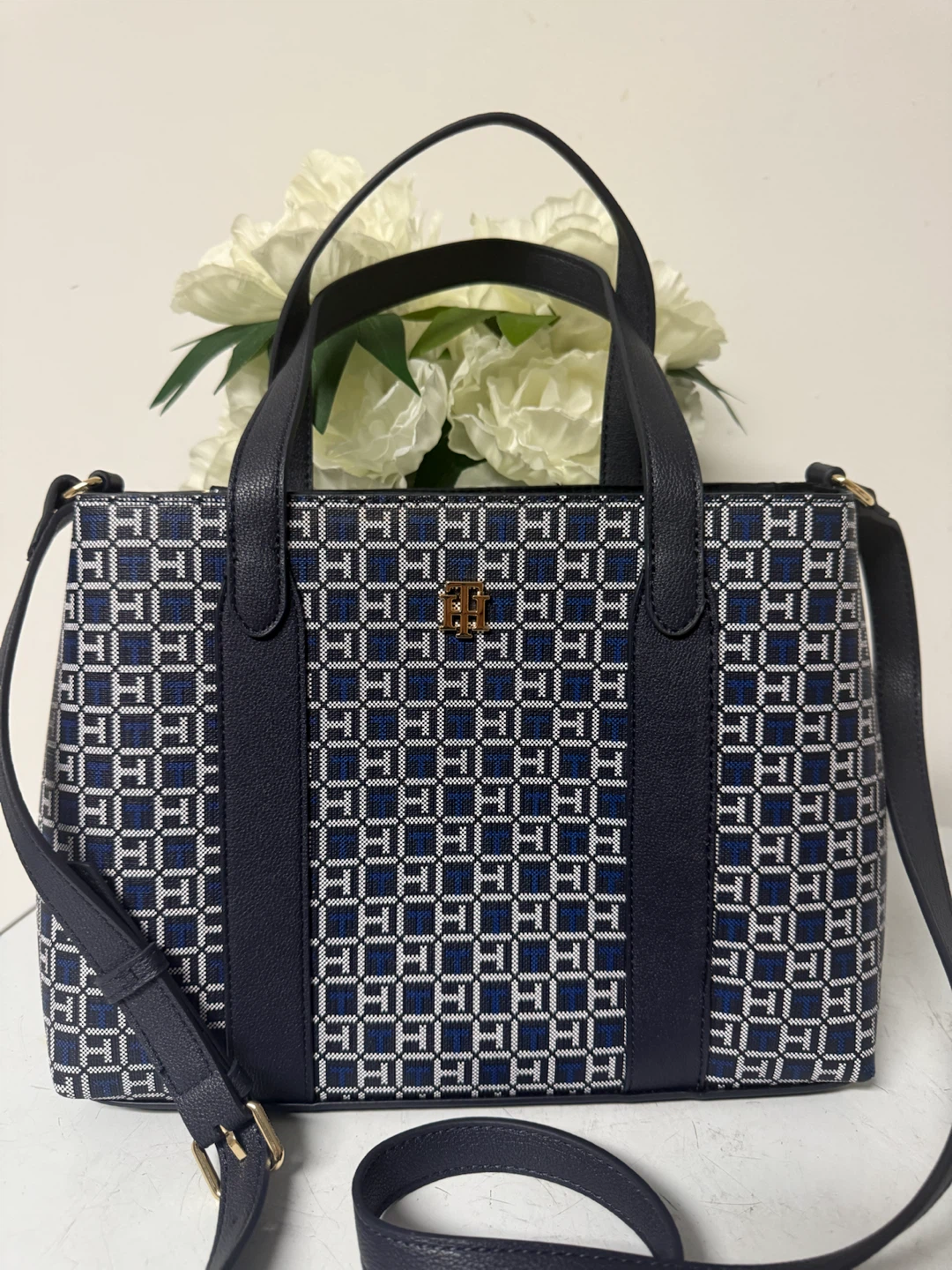Tommy Hilfiger Monogram Tote Bag