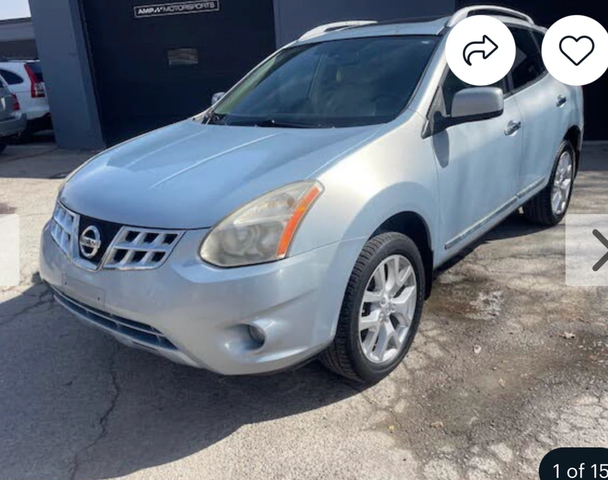 Nissan Rogue Silver SUV