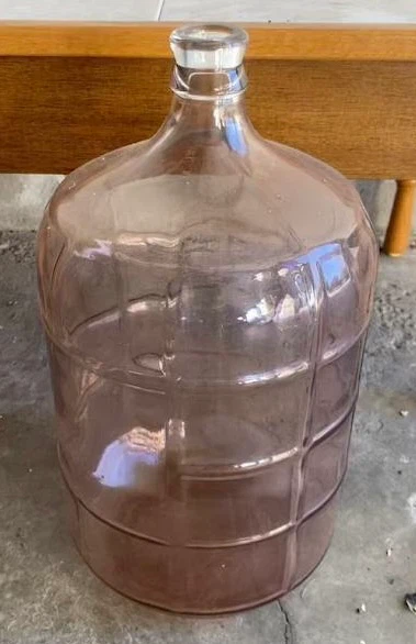 Vintage 5-Gallon Glass (CRISA Mexico) – Rare Sun-Purpled & Clear - photo 3