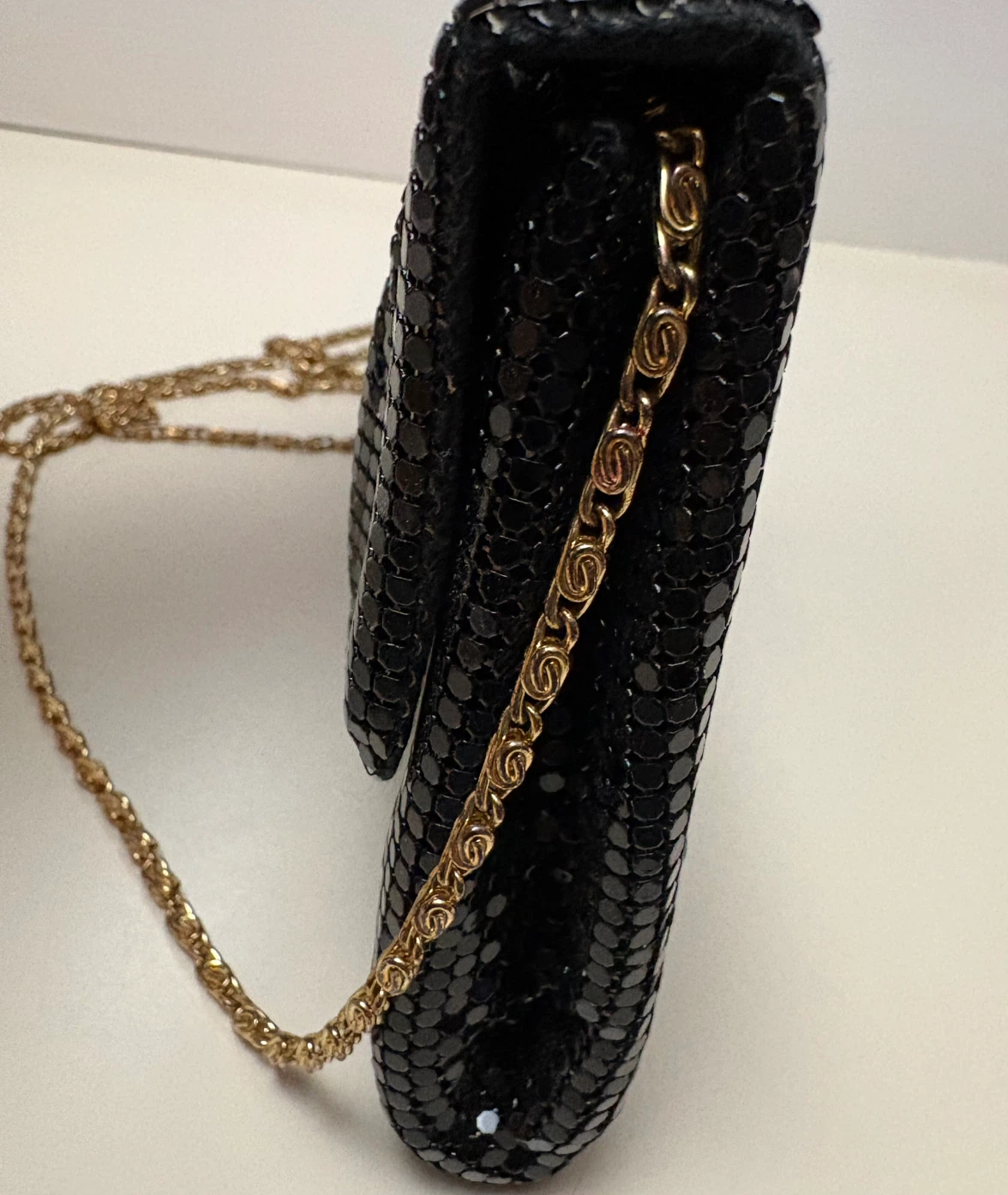 Black Mesh Evening Clutch Bag - photo 3