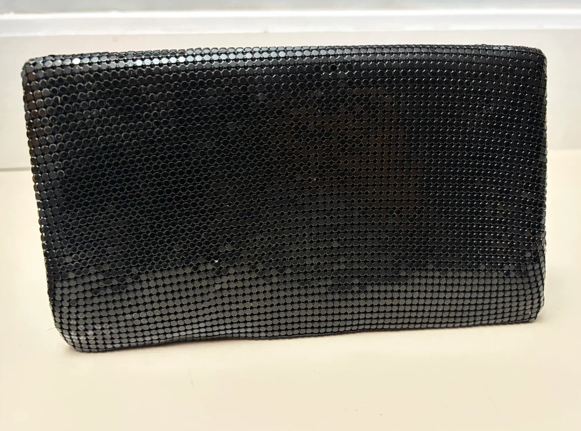 Black Mesh Evening Clutch Bag - photo 4