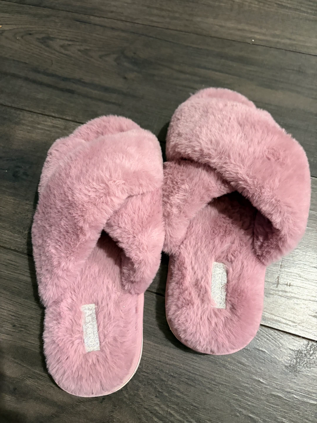 Asverd Pink Faux Fur Slippers - photo 2