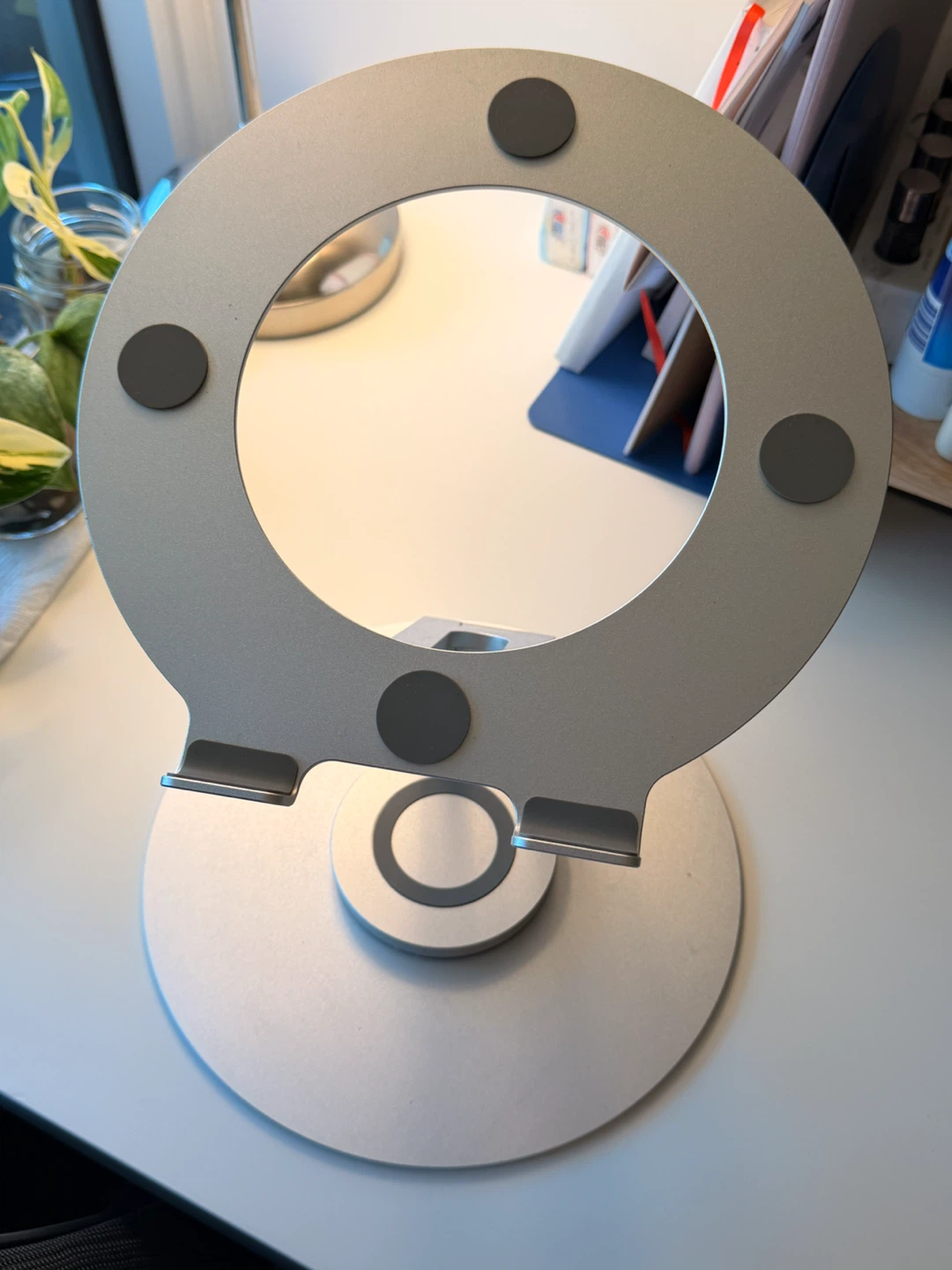 Aluminum Laptop/Tablet Stand (360° Swivel, Foldable) - photo 2