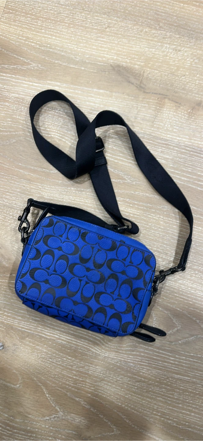 Coach Blue Signature Crossbody Bag