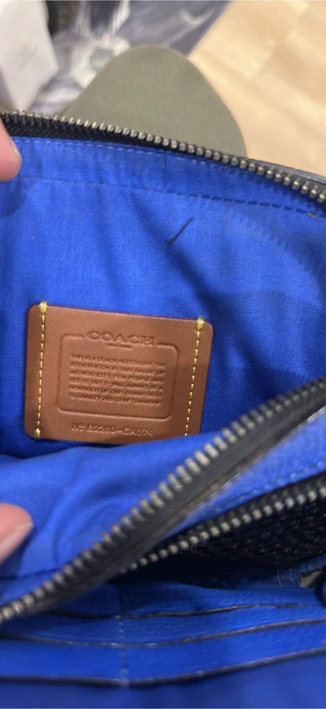 Coach Blue Signature Crossbody Bag - photo 2