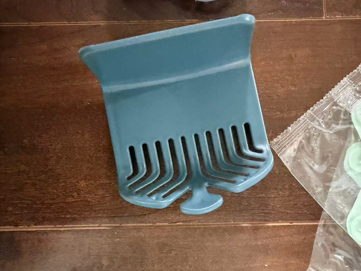 Blue Plastic Soap Dish