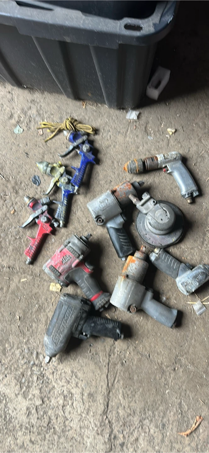 Assorted Professional Pneumatic Tools