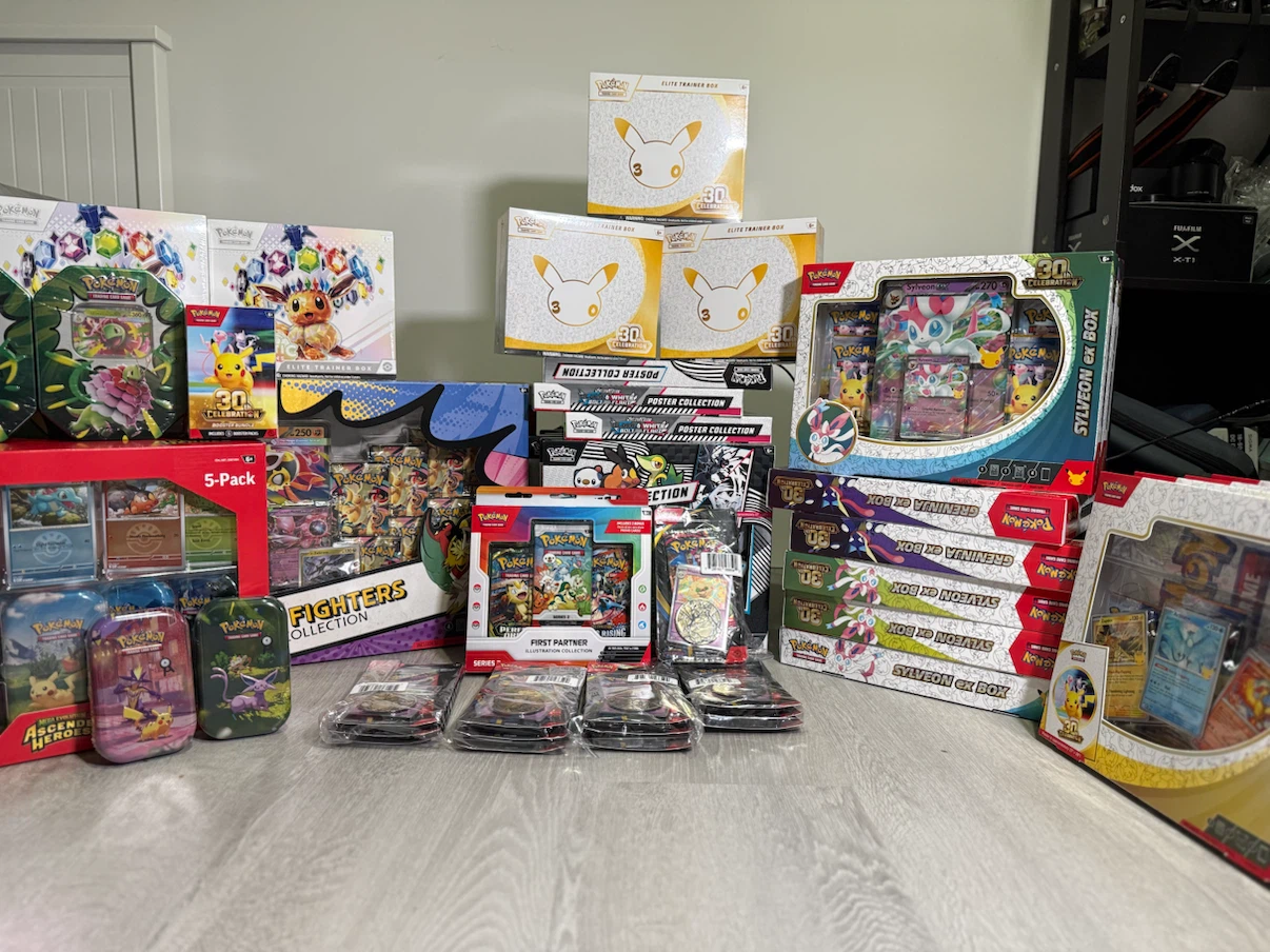 Assorted Pokemon Trading Card Game Collection