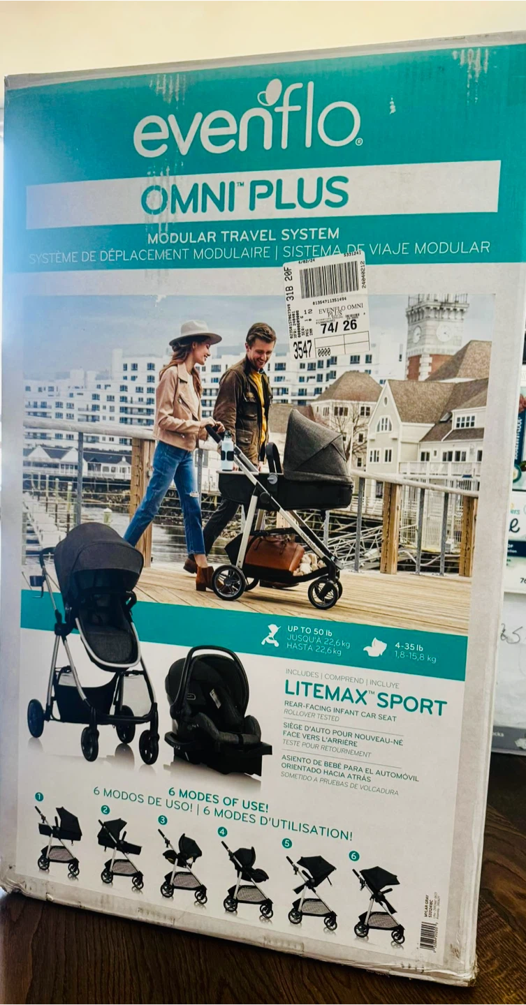Evenflo Omni Plus Travel System – Stroller & Infant Car Seat - photo 5
