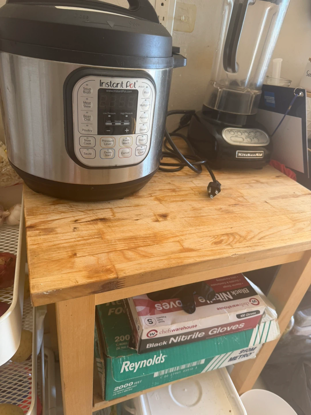 Kitchen Island Wood Cart - photo 3