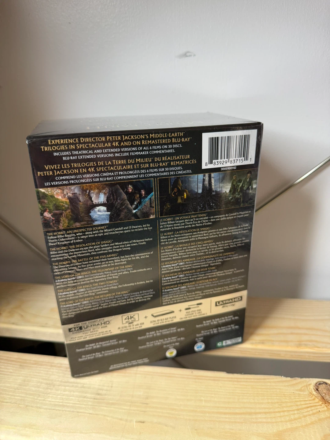 Middle-Earth 6-Film Collection blu ray 4K - photo 3