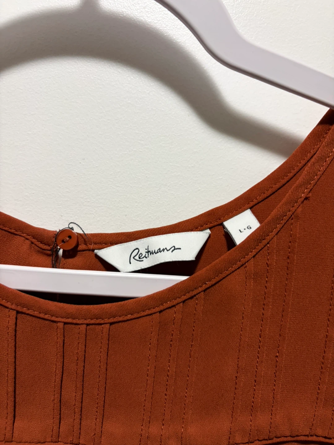 Reitmans Rust Orange Tank Top - photo 2