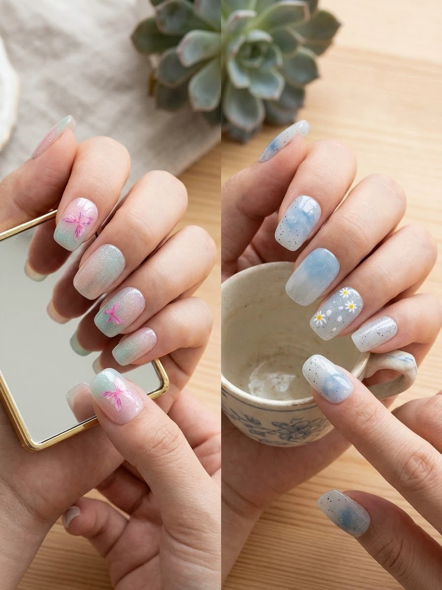 Nails press on