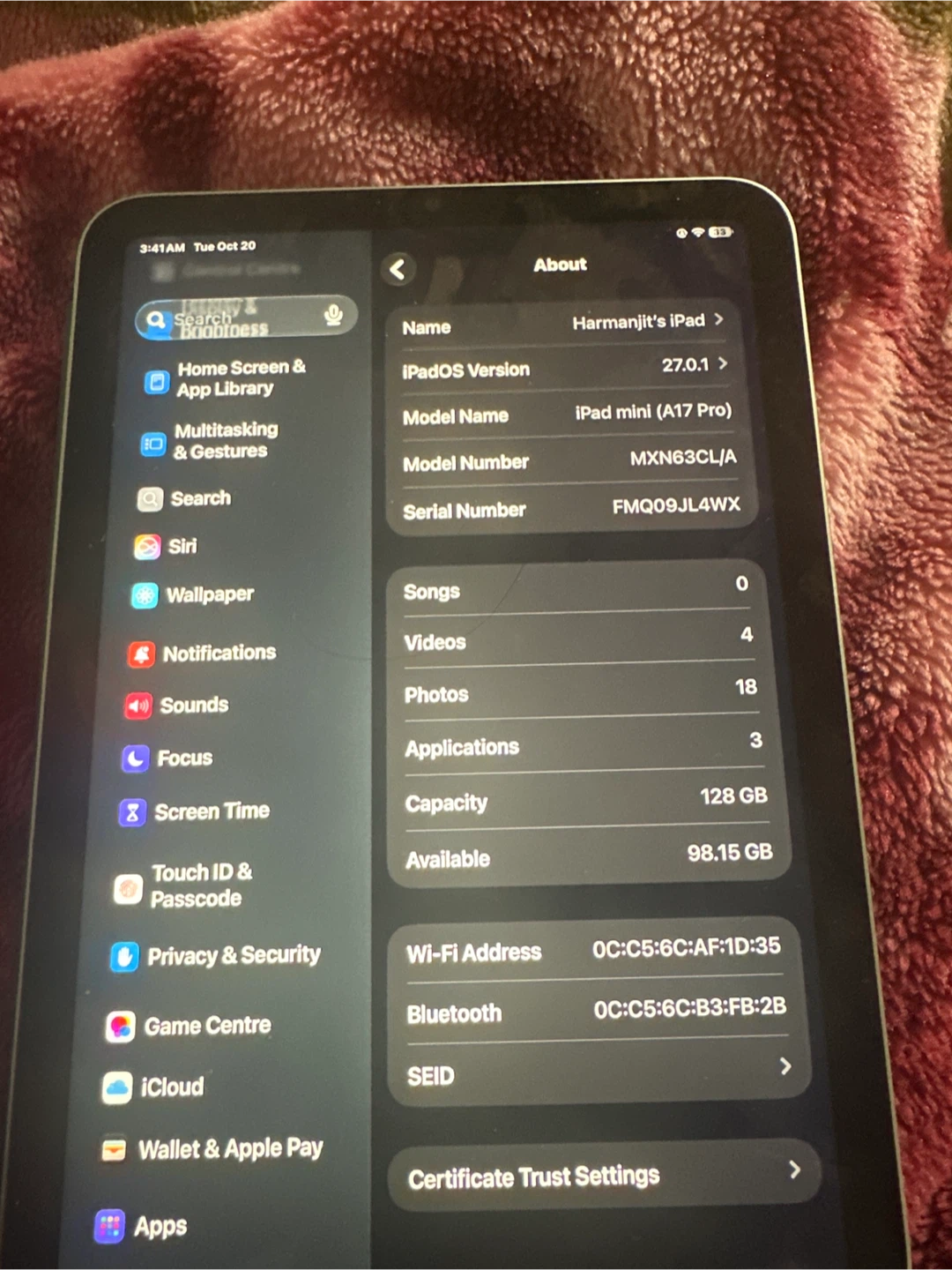 Apple iPad mini (A17 Pro) 128GB - photo 2