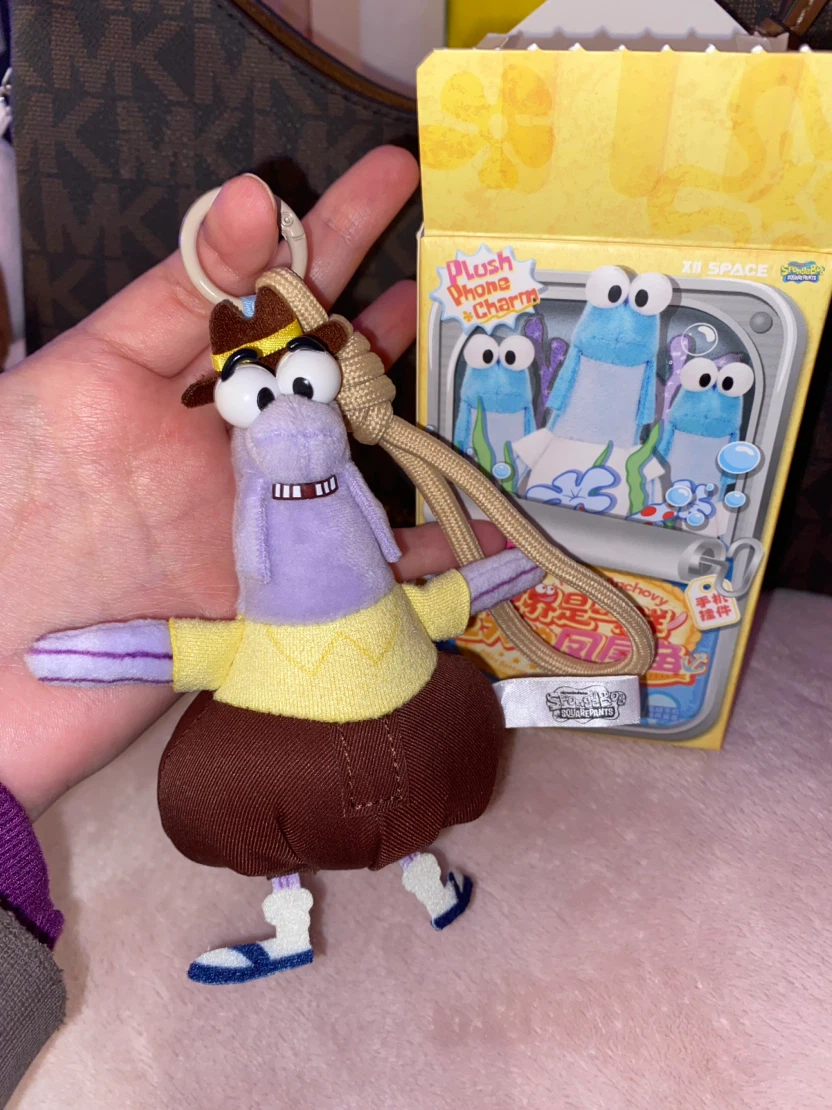 Spongebob Bikini Bottom Anchovy Buddies Plush Keychain