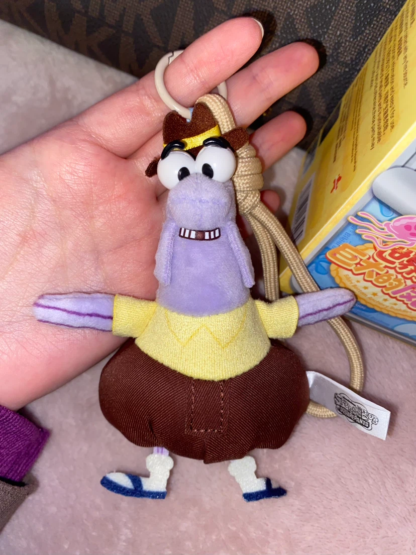 Spongebob Bikini Bottom Anchovy Buddies Plush Keychain - photo 3