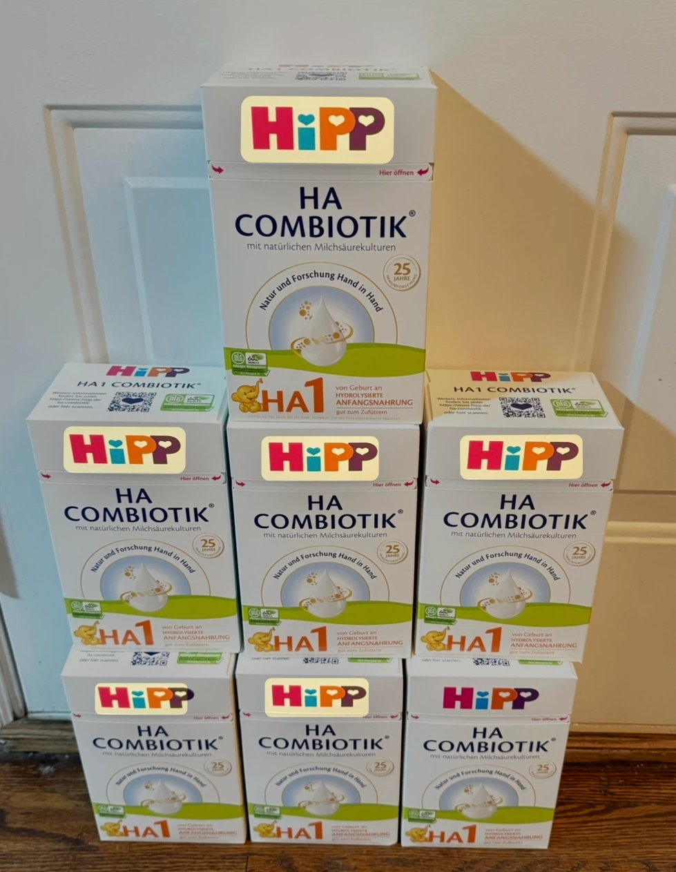 Packs HiPP HA 1 Combiotik Infant Formula