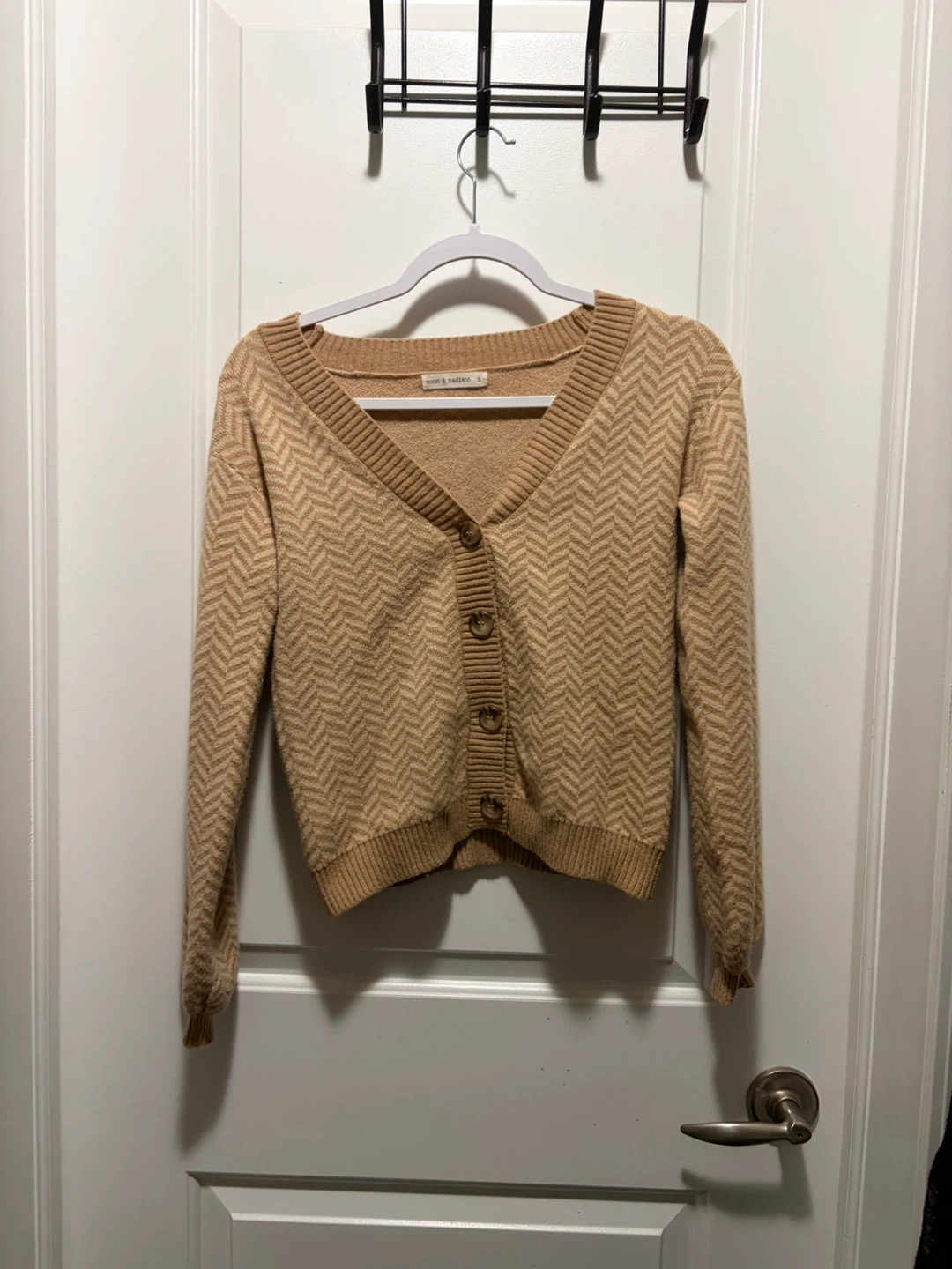 Moon & Madison Chevron Cardigan