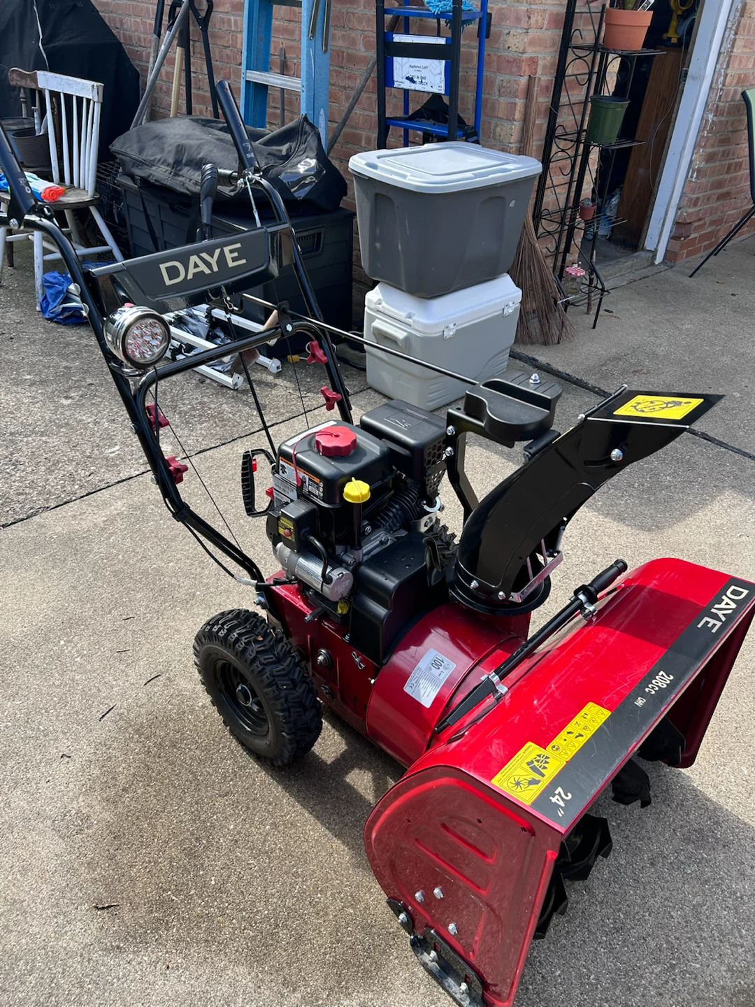 Daye 24 inch 208cc Snow Blower