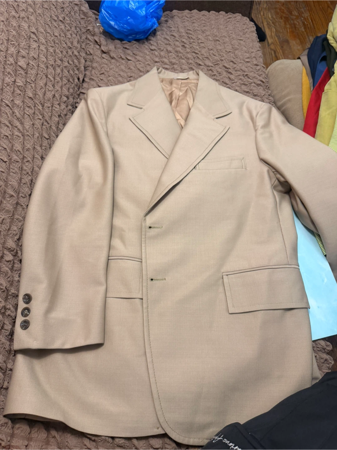 Beige Men's Blazer Jacket