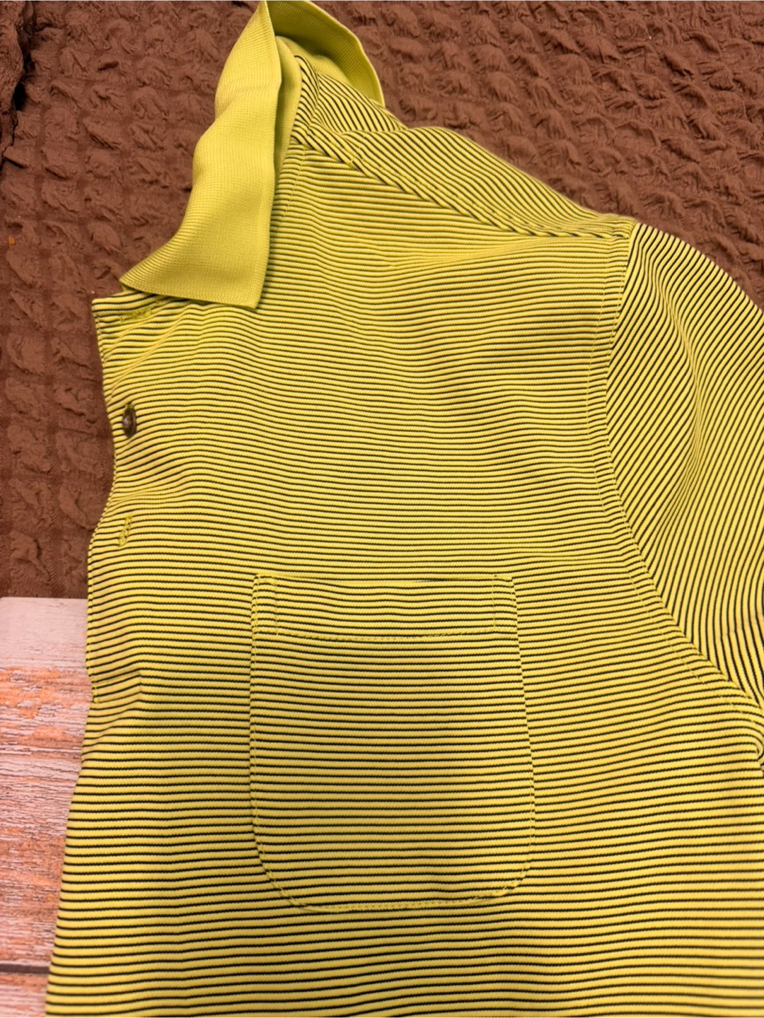 Grand Slam Short Sleeve Striped Polo Shirt